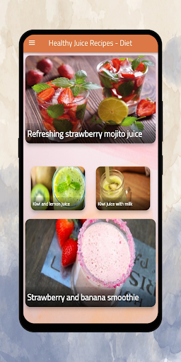 Android application Healthy Juice Recipes - Diet screenshort