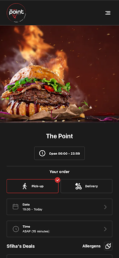 Android application The Point Pizza screenshort