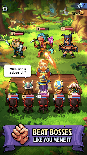 Knights of Pen and Paper 3 1.03.1 APK + Мод (Unlimited money) за Android