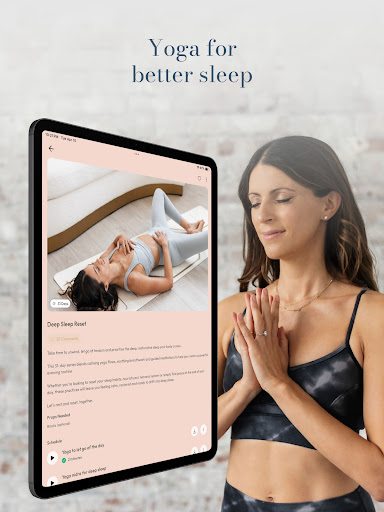 Screenshot of Yoga Happy with Hannah Barrett