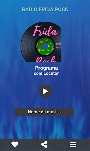 Rádio Frida Rock Screen 2