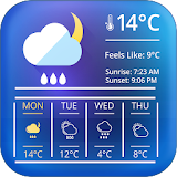 weather clock and widget for android icon