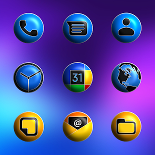 Pixly Fluo 3D Icon Pack v2.5.5 APK Patched