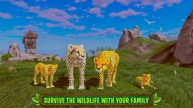 #2. Jaguar Simulator 3D Wild Cats (Android) By: Doorment Games