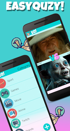 Android application EasyQuizy! - Pictures test Bat screenshort