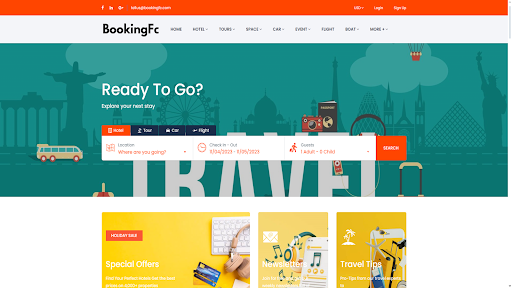 Android application Bookingfc.com: Hotels & Trips screenshort