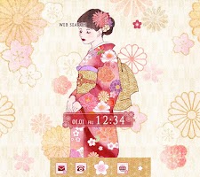 screenshot of Japanese style-Kimono Lady-