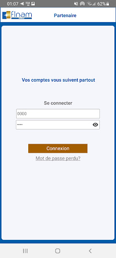 Android application FINAM Partenaire screenshort