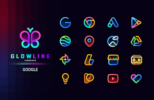 GlowLine Icon Pack - Personalization - apps