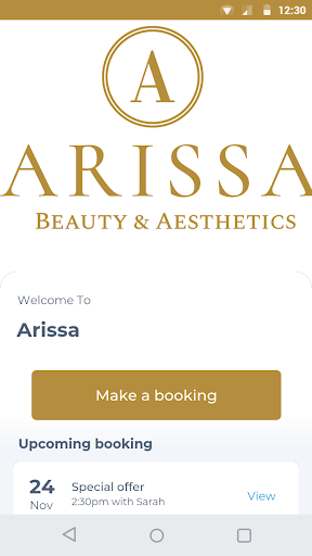 Android application Arissa screenshort
