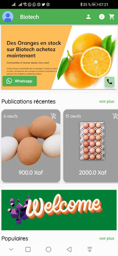 Biotech App Screen 2