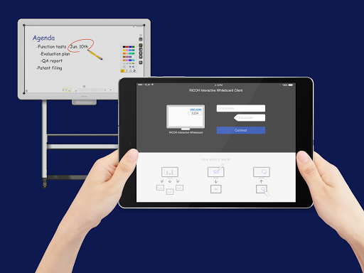 Screenshot of RICOH IWB Client