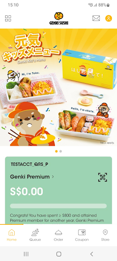 Android application Genki Sushi Singapore screenshort