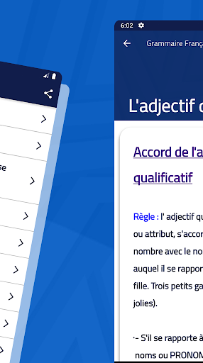Grammaire Française Screen 2