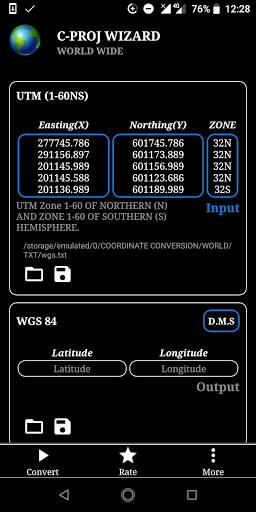 CPROJ-WIZARD Screen 3