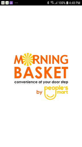 Android application Morning Basket Home Delivery screenshort