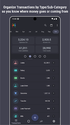 EILA: Money Manager & Budget Screen 3