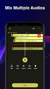 Music cutter app, Audio editor