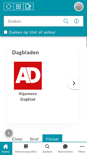 Android application Kennisplein Raad van State screenshort