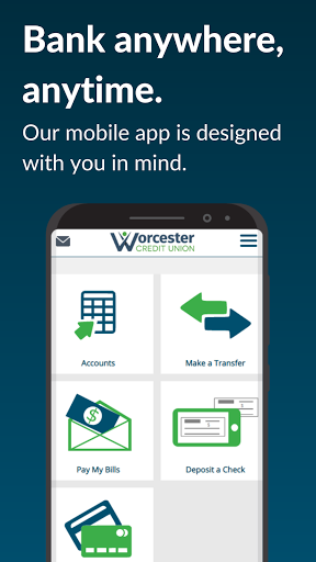 Android application WCU iMobile Banking screenshort