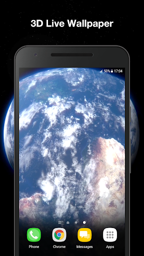 Android application Planet Earth Live Wallpaper screenshort