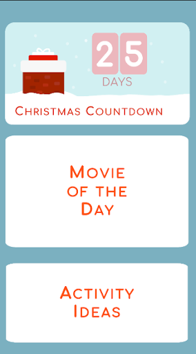 Android application Christmas Countdown screenshort