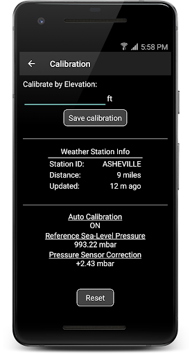 Blue Ridge Altimeter