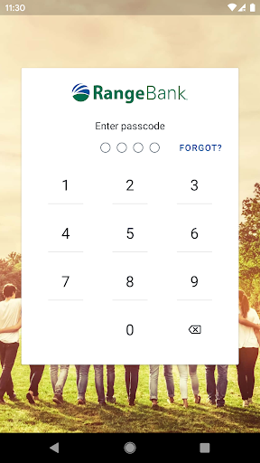 Android application Range Bank screenshort