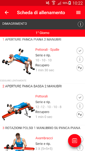 Team D Workout Screen 2