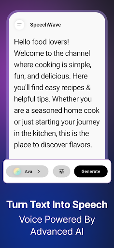 SpeechWave: Expressive AI TTS screenshot 2