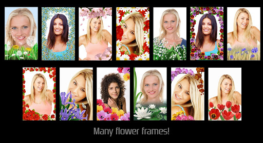 Android application Mirror: Frames - Flowers screenshort