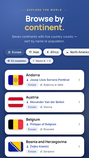 Country Leaders & Presidents screenshot 3