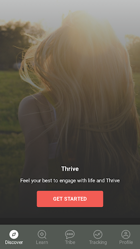 Android application Thrive Tribe screenshort