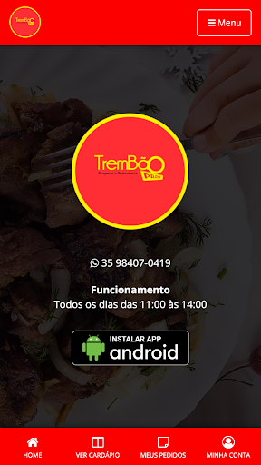 Android application TremBãO da Praça screenshort