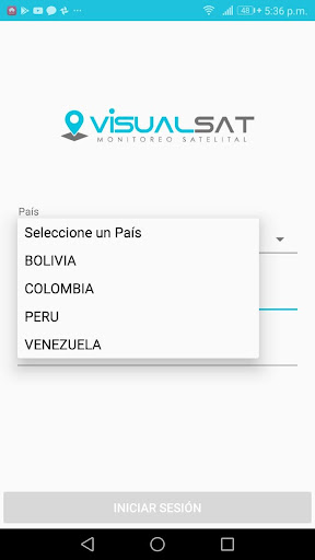 Android application VisualSat screenshort