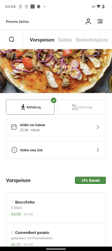 Pizzeria Zeitlos Screen 3