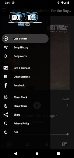 WGKL Kool 105.5 Screen 3