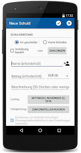 Schulden-Manager Pro لقطة شاشة