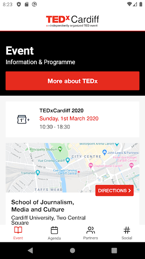 TEDx Cardiff 1.0.1 screenshots 1