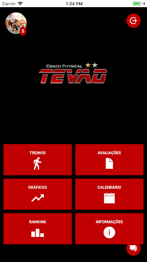 Android application Tevao Personal screenshort