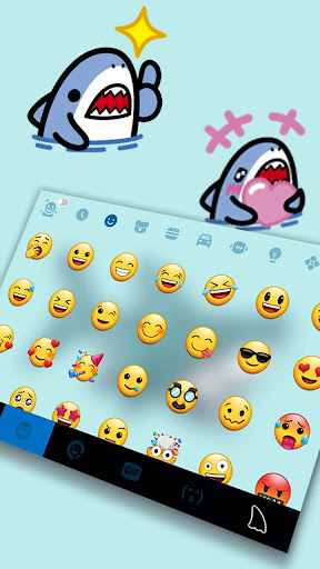 Baby Shark Blue Themes Screen 3