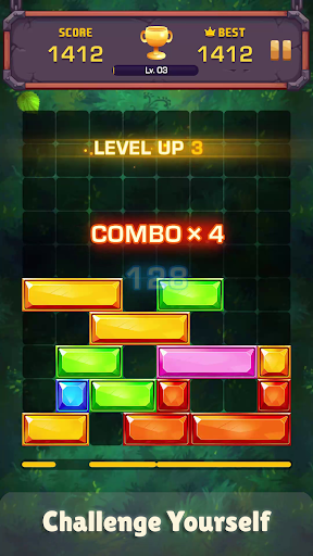 Sliding Puzzle: Jewel Dropdom Screen 3
