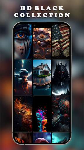 Android application Wallpapers HD, 4k, Live Dark screenshort