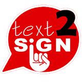 Text2sign icon