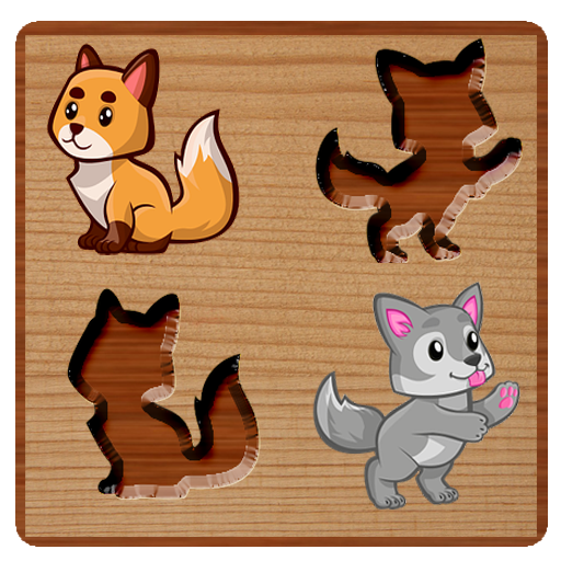 Animal Puzzles for Kids Baby Blocks Wooden