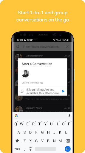 Teamwork Chat Screen 3