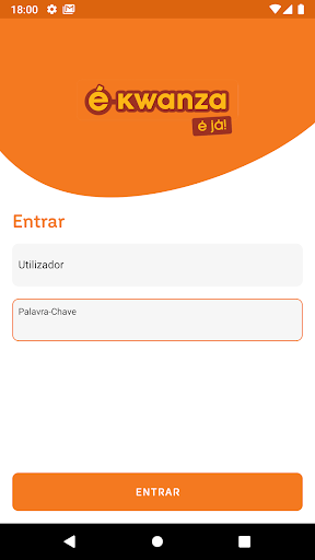 Android application é-Kwanza agente screenshort