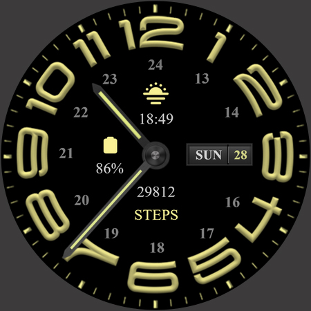 W6 Field Dark WF Wear OS 5+ screenshot 42
