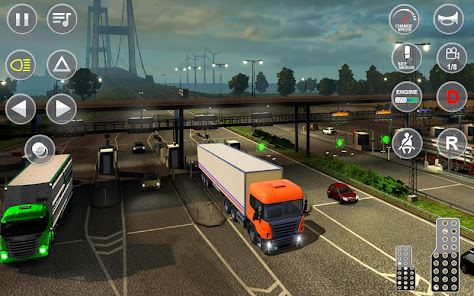 Captura 12 euro camión conduciendo juegos android
