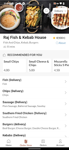 Raj Fish and Kebab House Screen 3